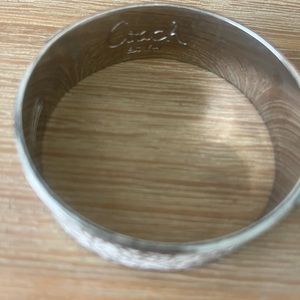 Coach silver bracelet